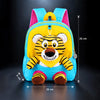 Blue & Yellow Tiger Tiny Toddlers Backpack with Removable Soft Toy for nursery and Playgroup