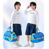 Blue 3D Dino Legs Theme Duffle Bag