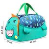 Green Happy Monster Theme Duffle Bag