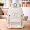 Ivory Bow Multi-Pocket School Backpack