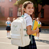 Ivory Bow Multi-Pocket School Backpack