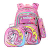 3Pcs Moonlit Unicorn Matching Backpack, Lunch Bag & Stationery Pouch