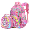 3Pcs Moonlit Unicorn Matching Backpack, Lunch Bag & Stationery Pouch