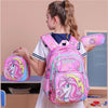 3Pcs Moonlit Unicorn Matching Backpack, Lunch Bag & Stationery Pouch