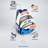 Roar Blue Orange Dino Backpack for Toddlers & Kids