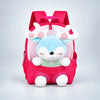 Fuschia Pink Reindeer Backpack with Removable Soft Toy for Toddlers