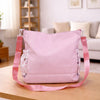 Pink Dog Print 2 Pcs Combo Set - Matching Backpack & Tote-Style Bag with Detachable Pouch