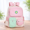 Pink & Mint 3 Different Pocket Style Backpack