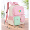 Pink & Mint 3 Different Pocket Style Backpack