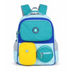 Teal & Yellow 3 Different Pocket Style Backpack
