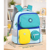 Teal & Yellow 3 Different Pocket Style Backpack