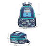 2Pcs Monster Truck School Backpack & Matching Lunchbag
