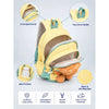 Yellow & Brown Teddy Tiny Toddlers Backpack with Removable Soft Toy for nursery and Playgroup