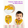 3Pcs Set Of Multi Cactus Premium Adjustable Snap Button Closure Bibs