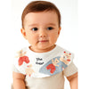 3Pcs Set , Ted Duck Print Premium Adjustable Button Closure & Wide Shoulder Size Bibs
