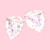 3Pcs Set Of Twinkle Star Print Premium Adjustable Snap Button Closure Bibs