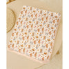 Puppy Print Muslin Cotton Blanket With 2 Matching Napkins