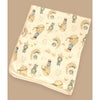 Tedddy Stars Muslin Cotton Blanket With 2 Matching Napkins