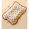 Brown Hearts 2Pcs Super Soft Breathable Pure Muslin Cotton Blanket & Pillow Set