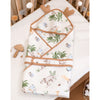 Brown Dino Island Wrapper & Blanket With Hood