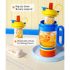 Blue Orange 4 in 1 Water Bottle , infuser & mini snack box | 1000ml