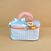 13 Pcs Blue Monkey Soft Satin Pouch Newborn Gift Box
