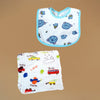 13 Pcs Blue Monkey Soft Satin Pouch Newborn Gift Box