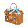 15 Pcs Blue Blessed Home Cane Basket Newborn Gift Box