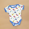 15 Pcs Blue Blessed Home Cane Basket Newborn Gift Box