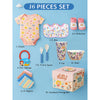 16Pcs Pink Mermaid Newborn Gift Box