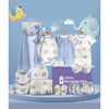 19 Pcs Blue Starry Elephant Newborn Gift Box