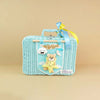 Twinkle Star Lullaby Teddy Baby Blue Cane Basket