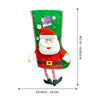 Glitter Legs Santa & Snowman Christmas Stockings | 2 Pcs