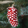 39 Pcs Red Stars And White Swirls Themed Christmas Balls Tree Hanging