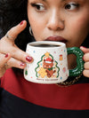 Bear & Star 3D Lid Ceramic Hot Chocolate and Coffee Christmas Mug