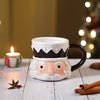 Nutcracker Themed 3Pcs Hot Chocolate & Coffee Christmas Mugs Set