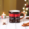 Nutcracker Themed 3Pcs Hot Chocolate & Coffee Christmas Mugs Set