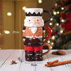 Nutcracker Themed 3Pcs Hot Chocolate & Coffee Christmas Mugs Set