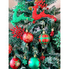 40Pcs Red Green Reindeer Christmas Tree Ornaments