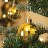 42 Pcs Gold Shiny Mix Themed Christmas Balls Tree Hanging