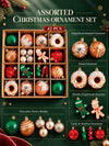 42 pcs Gingerbread Candyland Christmas Tree Ornaments, Xmas Tree Decoration Balls Set
