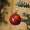 45 Pcs Red Shiny Mix Themed Christmas Balls Tree Hanging