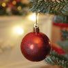 45 Pcs Red Shiny Mix Themed Christmas Balls Tree Hanging