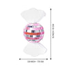 4 Pcs Pink Shiny Disco Themed Medium Sized Candy Shaped Christmas Tree Ornaments