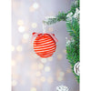 5 Pcs Red Candyland Themed Big Size Christmas Tree Ornaments