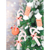 6 Pcs Trio Candyland Themed Christmas Tree Ornaments