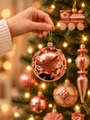 60 pcs Champagne Gold Christmas Tree Ornaments, Xmas Tree Decoration Balls Set
