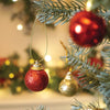 64 Pcs Red & Gold Mix Themed Christmas Balls Tree Hanging
