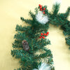 6 Ft. Deep Green Xmas Garland Filled With Cherries, Snow Dust Fillers & Pinecones Christmas Garland