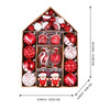 70 Pcs Red & White Gingerbread Themed Christmas Balls Tree Hanging